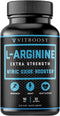 Extra Strength L Arginine Capsule 1500mg - Nitric Oxide Supplements for Stamina, Muscle, Vascularity & Energy - Powerful NO Booster with L-Arginin...