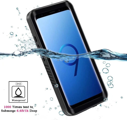 Samsung Galaxy S9 Waterproof Case, Full Body Protective Shock/Snow/Dirtproof with Built-in Screen Protector IP68 Certified Fully Sealed Underwater...
