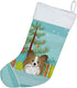 Caroline's Treasures BB1620CS Christmas Tree and Papillon Christmas Stocking Fireplace Hanging Stockings Christmas Season Party Decor Family Holid...