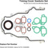 Timing Cover Gasket Set - Compatible with 4.8L 5.3L 5.7L 6.0L 6.2L Chevy Silverado, Suburban, Tahoe, GMC Sierra, Yukon, Savana, Cadillac Escalade ...