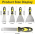 5Pcs Putty Knife, Set, 1" 2" 3" 4" 5" Scraper, Spackle Knife, Paint Scraper, Scraper Tool, No Rusting, Perfect For Repairing Drywall, Removing Wal...