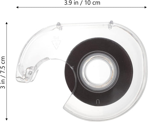 LUOZZY 2 PCS Magnetic Tape Dispenser Magnet Tape Roll Flexible Strong Magnetic Strip with Adhesive Backing and Tape Dispenser for DIY Craft Projec...