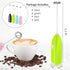 Daily-buy 4pcs Electric Mini Kitchen Stirrer Milk Frother Coffee Egg Milk Shake Mixer Stainless Steel Battery Operated Coffee Stirrer for Foamer &...