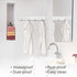 Wall Mount Coat Hook, 4 Hooks Aluminum Alloy Coat Hangers Rack Robe Hat Clothes Hook Wall Coat Rack Hooks Silver...
