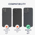 kalibri Tempered Glass Screen Protectors Compatible with iPhone 15 Pro (Set of 2) - Screen Protector - Transparent...
