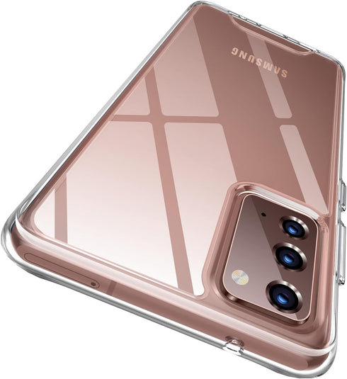 Rayboen for Samsung Galaxy Note 20 Case, Crystal Clear Shockproof Protective Durable Slim Fit Phone Cover for Galaxy Note 20 5G with Transparent H...