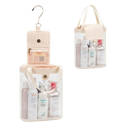 Travel Toiletry Bag, Clear Hanging Toiletry Bag for Women Men, Waterproof Travel Bag for Toiletries, Transparent Makeup Bag Cosmetic Organizer, Po...