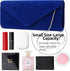 Clutch Purses Evening Bag for Women Party Prom Black-Tie Events Velvet Handbag Shoulder Cross Body Bag With Detachable Chain...