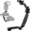 LimoStudio Camera Bracket Mount Heavy Duty Photography Video L-Bracket with Standard Flash Shoe Mounts, AGG1179...
