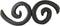 Park Designs Iron Knotted Napkin Ring Set of 4...