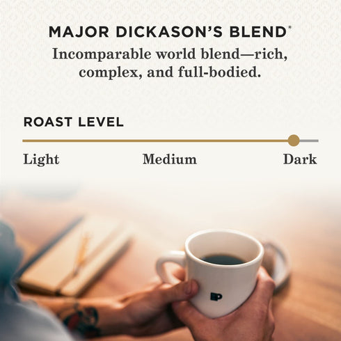 Peet's Coffee, Dark Roast K-Cup Pods for Keurig Brewers - Major Dickason's Blend 32 Count (1 Box of 32 K-Cup Pods)...
