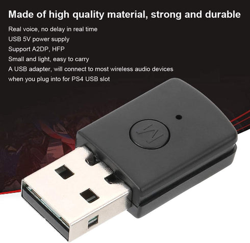 Bluetooth Dongle Mini Microphone USB Adapter USB Dongle Receiver Adapter Bluetooth Transmitter for Gamepad...