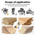 Professional 2 PCS Tongue and Groove Router Bit Set 1/4 Inch Shank, 3 Teeth T Shape Wood Milling Cutter Woodworking Tools, Matched Oak Hardwood Fl...
