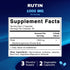 Vitamatic Rutin 1000mg Supplement, 90 Servings, Bioflavonoid, Free Radical Scavenger, Non-GMO, Gluten Free, Vegetarian...