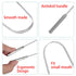 Cbiumpro Tongue Scraper for Adults, Metal Tongue Scraper for Kids, Durable Stainless Steel Tongue Scraper with Travel Case, Tongue Cleaners for Re...