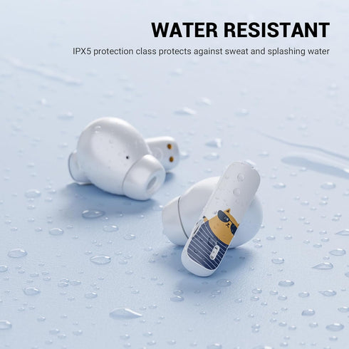 Bluetooth 5.3 Headphones True Wireless Earbuds,LED Power Display in-Ear Earphones with 42H Playtime Sports, IPX5 Waterproof with Mic for TV Smart ...