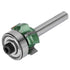 Banding,CMT Router Bits, Banding Trimmer Routers Bevel Top Trim Router Woodworking Milling Cutter 4 Teeth Trimming Cutter Trimmer Router Bit(R3)(1...
