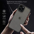 Shockproof Compatible for iPhone 12 Pro Max Case, Military Drop Protection Translucent Matte Hard Back, Frosted Mobile Case with Full Covered Came...