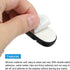 MECCANIXITY 3pcs Cable Clips Cord Organizer for Desk, 3 Slots Silicone Adhesive Cord Holders Organizer Cable Management for USB Charging Cable, Bl...