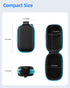 SUNGUY Earbuds Case 2Pack, Rectangle Earbuds Carrying Case, Portable Earphone Case Phone Accessories Organizer with Carabiner for Earphone, in-Ear...