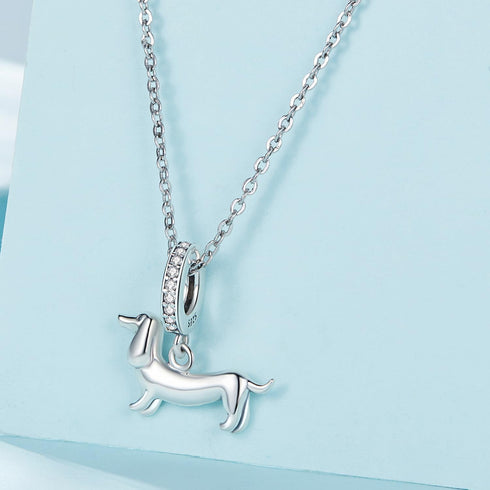 WOSTU 925 Sterling Silver Cute Animal Cat Dog Butterfly Elephant Bead Charm for Charm Bracelet Birthdany Mothers Day Personalized Jewelry Gift for...