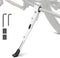 Bicycle Adjustable Aluminium Alloy Bike Bicycle Kickstand Side Kickstand Fit for 22" 24" 26"- White...