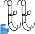 2PCS Pool Pole Hanger Swimming Pool Fence Hooks,Poolside Pool Leaf Skimmer Net Holder Outdoor Hooks for Hanging Pool Equipment Fit 3.26'' or Less ...