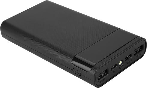 Yosoo Power Bank Battery Box DIY Type C Two Way Power Bank Nesting Case, 6 Sections Power Bank Battery Container Box, Flat Head Battery Charge Out...
