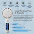 Star Compass Mini Handheld Fan, Battery Operated Rechargeable Portable Fan with LED Light Makeup Mirror, Bladeless Small Personal Fan 3 Speeds Eye...
