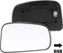 X AUTOHAUX Car Rearview Right Passenger Side Heated Mirror Glass Replacement with Backing Plate for Nissan Tiida 2007-2012...