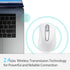 memzuoix 2.4G Wireless Mouse, 1200 DPI Computer Wireless Mouse with USB Receiver, Portable Wireless USB Mouse Battery Powered Cordless Mouse for L...