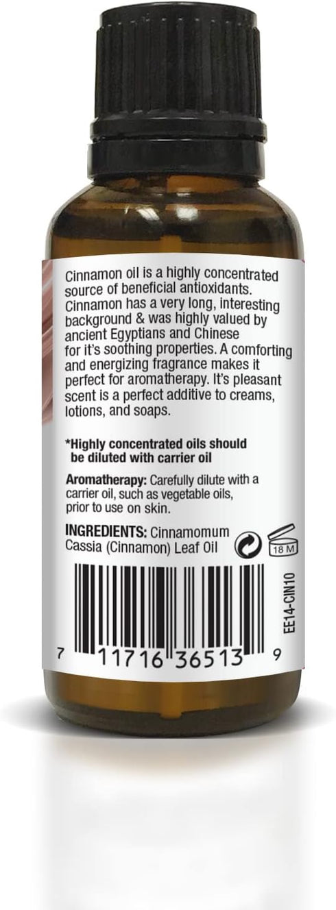 Ethereal Nature 100% Pure Oil, Cinnamon, 1.01 Fluid Ounce...