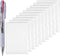 500 Sheets Transparent Sticky Notes-3"x2" 10 Pads Waterproof Translucent Sticky Notes Memo,Clear Self-Sticky Annotation with 3-Color a Ballpoint P...