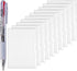 500 Sheets Transparent Sticky Notes-3"x2" 10 Pads Waterproof Translucent Sticky Notes Memo,Clear Self-Sticky Annotation with 3-Color a Ballpoint P...