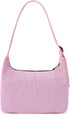 Mini Nylon Shoulder Bag for Women Small Crescent Purse Adjustable Quilted Strap for Travel Casual Everyday...