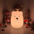 Bear Night Lights for Kids, Bedside lamp for Children, Baby Nursery Light - Break Resistant/Eye Caring/Adjustable Brightness Color/Time Setting/Gi...