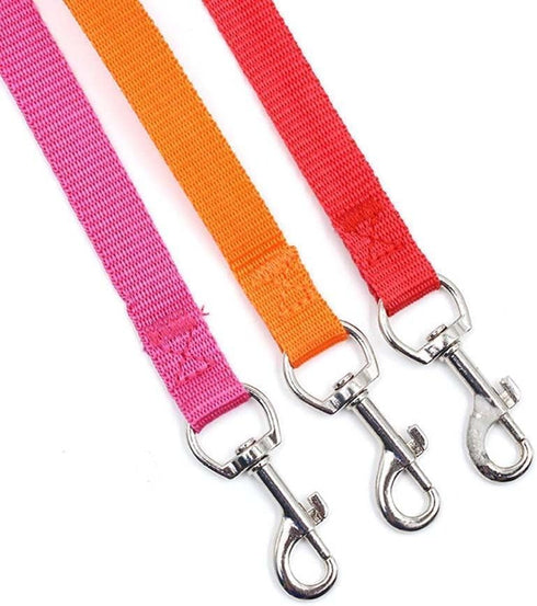 Orange Nylon Dog Leash,Soft Padded Handle Pet Reflective Leashes for Small Medium Large Dog Outdoor Running Walking Training Pet Supplies Leashes ...