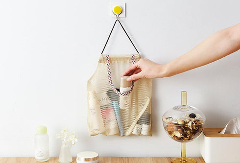 hatisan Reusable Hanging Storage Mesh Bags Durable & Strong Fruit and Vegetable Mesh Bags/Pulling resistance Storage Tote Bags for Garlics, Potato...