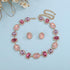 Colorful Crystal Beads Choker Chunky Necklace for Women Girls Sparkle Jewelry Prom Wedding Special Events...