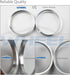 WHEEL CONNECT Hub Centric Rings,73.1 to 56.1, Aluminium Alloy Hubrings 56.1 to 73.1 Set of 4, O.D:73.1-I.D:56.15 (56.1) mm. A...