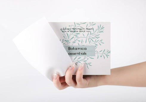 Laundry Detergent Sheets ASSENTIALS Botanica Scented 120 Loads/60 Sheets Eco-Friendly Biodegradable Plastic Free Fresh Liquidless Travel Friendly ...