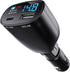 USB C Car Charger with Voltage Display 20W PD Fast Car Charger with & USB5V2.4A Adapter, Car Voltmeter Meter Battery Monitor...