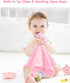 Baby Security Blanket,Soft Lovey Blanket Unisex Lovie Baby Gifts for Newborn Boys and Girls Snuggle Toy Stuffed Animal for Infant and Toddler (Pin...