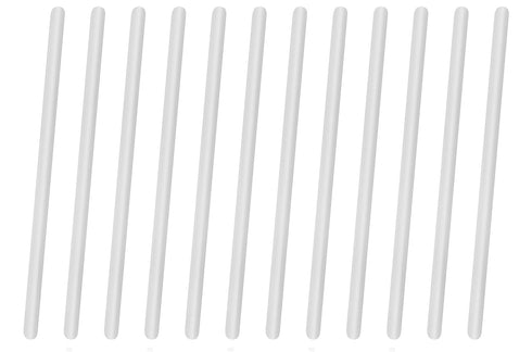EISCO 12PK Polypropylene Stirring Rods, 11.8" - Rounded Ends, 7mm Diameter - Excellent for Laboratory or Home Use - Chemical & Heat Resistant Plas...