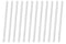 EISCO 12PK Polypropylene Stirring Rods, 11.8" - Rounded Ends, 7mm Diameter - Excellent for Laboratory or Home Use - Chemical & Heat Resistant Plas...