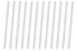 EISCO 12PK Polypropylene Stirring Rods, 11.8" - Rounded Ends, 7mm Diameter - Excellent for Laboratory or Home Use - Chemical & Heat Resistant Plas...