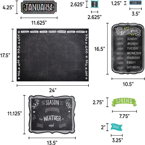 CTP Chalk It Up! Calendar Set Bulletin Board (Creative Teaching Press 10873)...