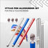 The Friendly Swede Set of 3 Fiber Tip Stylus Pens for Touch Screens, Stylus Pen for iPad, iPad Pen, iPad Stylus - Retail Packaging - Incl. 6 Lanya...