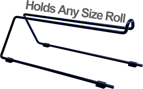 Horizontal Countertop Paper Towel Holder (Black)...