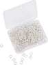 14mm Pack of 100pcs Silver Color Closed Jump Rings for Necklace Bracelet Jewelry Making...